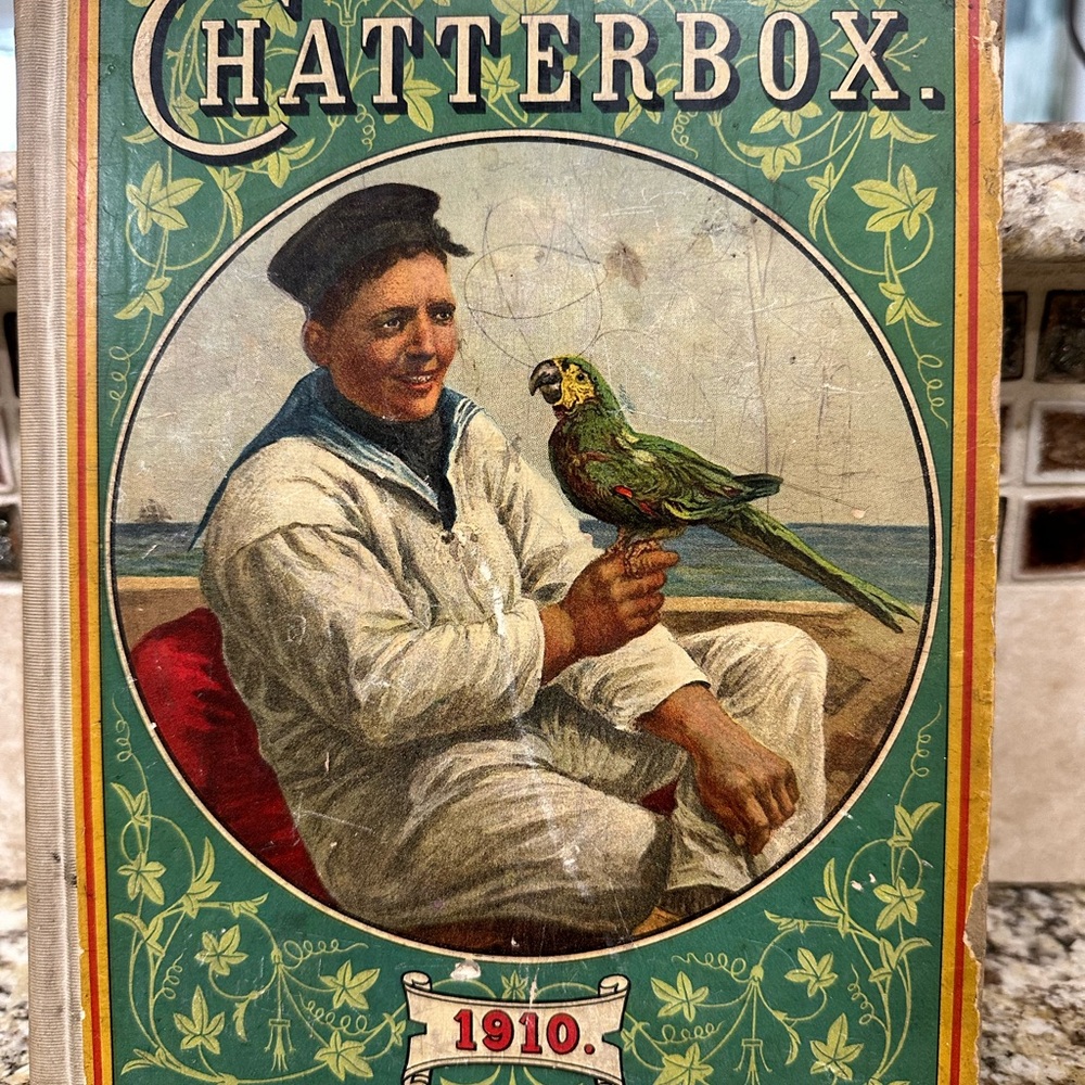CHATTERBOX 1910 vintage collectible hardcover book. - Picture 2 of 11